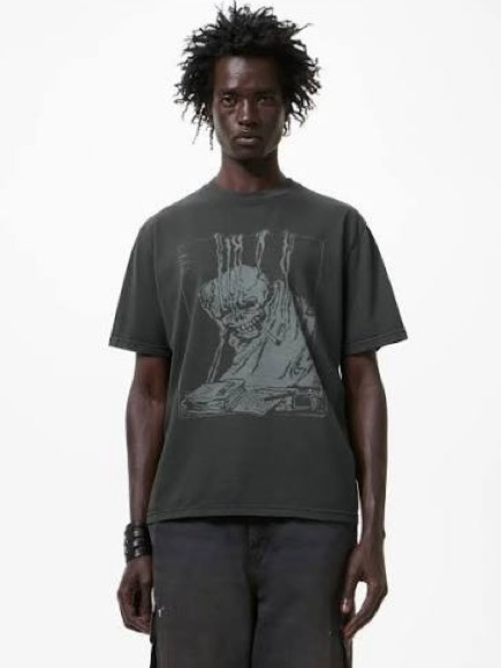 Our Legacy Angry Fan Mail Print Box T-Shirt  - Size 48
